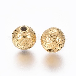 304 Edelstahlperlen&nbsp;LS-STAS-G204-48G