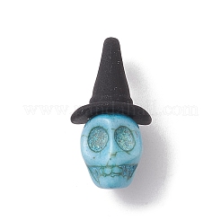 Pendentifs synthétiques teints en turquoise&nbsp;PALLOY-TA00114