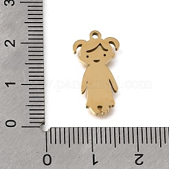 Pendentifs en acier inoxydable 304 pour la journée des enfants&nbsp;STAS-E532-01G-A