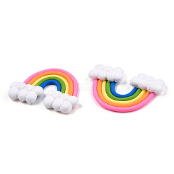 Cabochons en pâte polymère manuels&nbsp;X-PORC-S1007-41C