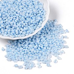 Undurchsichtige Farben Glanz Glas Saatperlen&nbsp;SEED-T006-02B