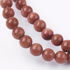 Goldstone Perle Stränge&nbsp;G-R193-04-4mm