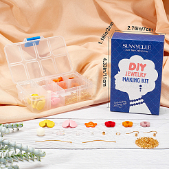 183 Stück DIY-Set zur Herstellung von Ohrringen im Blumenstil&nbsp;DIY-SC0015-48