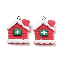 Pendentifs en résine opaque sur le thème de noël&nbsp;RESI-N039-104