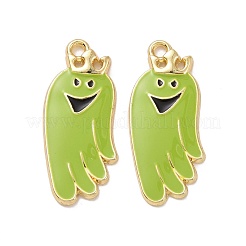 Pendentifs en émail d'alliage de placage de support de thème d'halloween&nbsp;PALLOY-O109-46LG