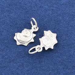 925 breloque en forme de coquillage en argent sterling&nbsp;STER-I023-01S-01