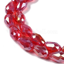 Trasparenti perle di vetro placca fili&nbsp;EGLA-N013-T8mm-B12