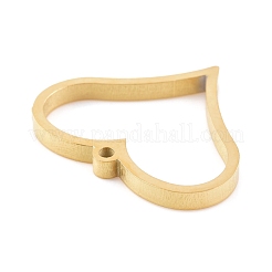 Colgantes con bisel trasero abierto de acero inoxidable 304 con revestimiento iónico (IP)&nbsp;STAS-K208-06G
