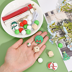 Kit de fabrication de porte-clés de Noël à faire soi-même&nbsp;DIY-CA0005-77