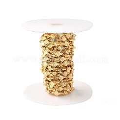 Catene a maglie ovali e conchiglia in ottone placcato cremagliera&nbsp;CHC-I040-13G