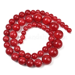 Hilos de cuentas graduadas de jade mashan natural&nbsp;GG-CBA2AE1-A08-U