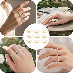Bagues en perles d'eau douce naturelles et perles en acier inoxydable 304&nbsp;RJEW-FS00001-22