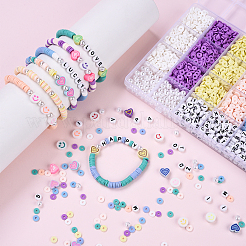 DIY-Sets zur Herstellung von Armbändern aus Polymer-Ton und Acrylperlen&nbsp;DIY-YW0011-41