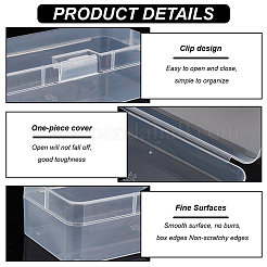 10 Stück transparente Aufbewahrungsboxen aus Kunststoff&nbsp;CON-BC0007-78A