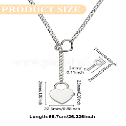 Colliers pendentifs en acier inoxydable 304&nbsp;NJEW-LP0001-21