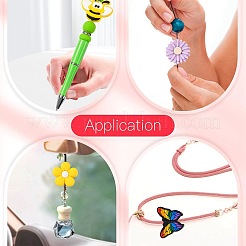 12 pièces 12 styles de perles de silicone&nbsp;SIL-FS0001-34B