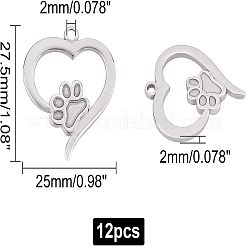 304 impostazioni cabochon pendente in acciaio inossidabile per smalto&nbsp;STAS-UN0013-68P