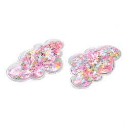 Treibsand-Pailletten-Kunststoff-Cabochons&nbsp;X-OHAR-CJC0002-04B