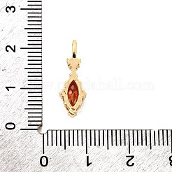 Ottone micro spianare pendenti zirconi&nbsp;KK-F901-02B-G