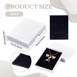 6 Stück Geschenkverpackung für Schmucksets aus Papier&nbsp;CON-PH0003-83A-02