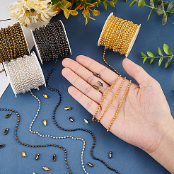 Kit de fabrication de bijoux avec chaînes à billes en fer soudé&nbsp;DIY-PH0008-27