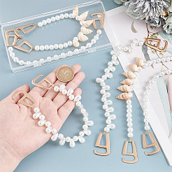 Catena decorativa per scarpe con perle di vetro&nbsp;FIND-GO00007