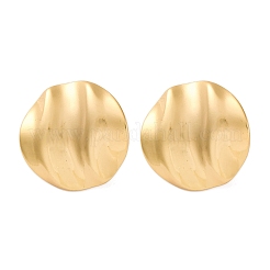 Orecchini a bottone in acciaio inossidabile 304 per donna&nbsp;EJEW-L296-015G