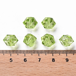 Perles en acrylique transparente&nbsp;TACR-S154-15B-83