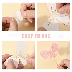 5 bolsa de adornos para tartas con lazo de papel&nbsp;DIY-CA0007-74