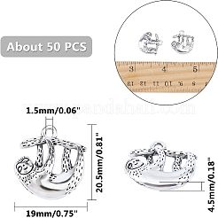 Pendente in lega stile tibetano&nbsp;TIBEP-CA0001-03-RS