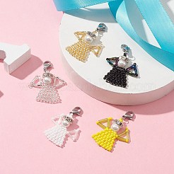 Decorazioni pendenti con perline di semi di vetro&nbsp;HJEW-MZ00023