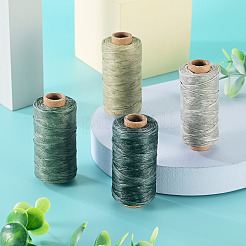 4 rotoli 4 colori cordino in poliestere cerato&nbsp;YC-TA0001-29B