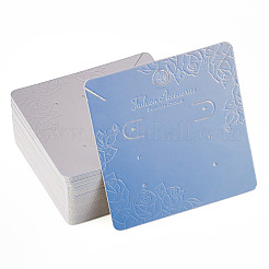 50 Stück Laserpapier-Halsketten-Ohrring-Präsentationskarten&nbsp;CDIS-TA0001-55