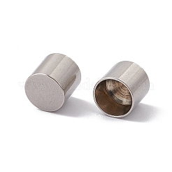 Emembouts de cordon en acier inoxydable 201 résistants au ternissement&nbsp;STAS-G288-01F-P