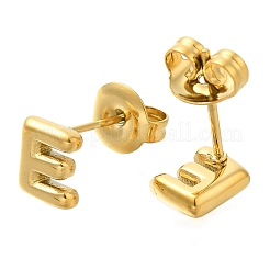 Pendientes de botón de acero inoxidable 304&nbsp;EJEW-I316-01G-E