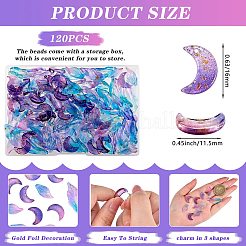 120 ciondoli in vetro stile 2 pezzi&nbsp;GLAA-SZ0001-87