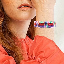 10 Stück Armbänder aus Polymer-Ton&nbsp;BJEW-SW001601