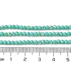 Fili di perle di vertro placcato&nbsp;EGLA-P055-01B-01