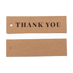 Carte di visualizzazione del cavo di carta kraft a tema rettangolo grazie&nbsp;CDIS-K003-01E