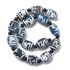 Stile tibetano perline dzi fili&nbsp;G-NH0037-C09-02