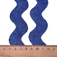 Ruban à franges ondulées en polyester métallisé de 10 mètre&nbsp;SRIB-GF0001-38K