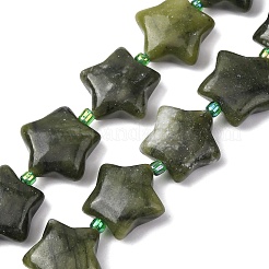 Natürlichen grünen Jade Perlen Stränge&nbsp;G-K359-E06