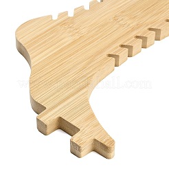 Présentoirs pour bracelets de cheville en bois en forme de jambe&nbsp;LS-WD-CBA482F-01A