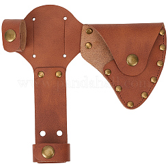 Funda de hacha para cinturón de piel de vaca&nbsp;AJEW-WH20128-063