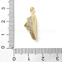 Colgante micropavé cubic zirconia de latón&nbsp;KK-F877-12G