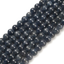Chapelets de perles en saphir naturel&nbsp;G-L631-A02-5-6mm-A