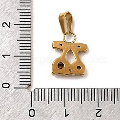 Strassanhänger aus Edelstahl 304&nbsp;STAS-Z158-07G-02