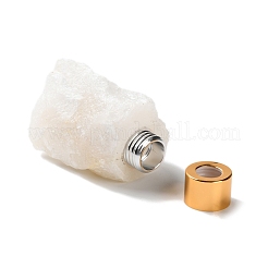 Parfümflasche aus rohem natürlichem Quarzkristall&nbsp;G-B131-03D