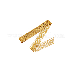 4 m langes Blumen-Spitzenband aus Polyester zum Aufbügeln/Aufnähen&nbsp;OCOR-WH0088-48B