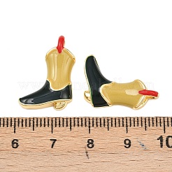 Messing Emaille-Anhänger&nbsp;KK-C248-05G-01
